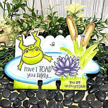 The Stamps of Life Frog Background Die Set