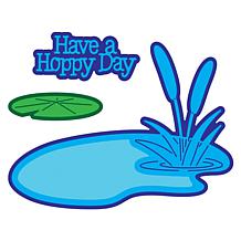 The Stamps of Life Frog Background Die Set