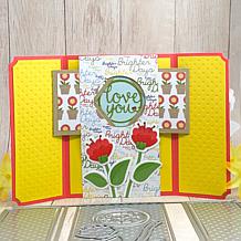 The Stamps of Life Gate Fold Peek-a-Boo Interactive A2 Card Die Set