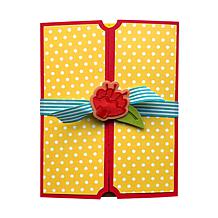 The Stamps of Life Gate Fold Peek-a-Boo Interactive A2 Card Die Set