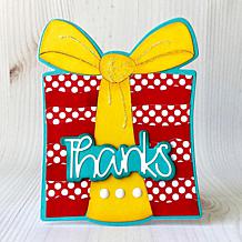 The Stamps of Life Gift Shaped Card Fold-it Die Set with Epoxy Dots