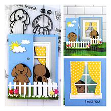 The Stamps of Life Hanging Out Dog Die Set