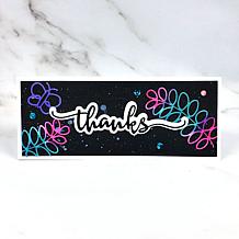 The Stamps of Life Happy Birthday Slimline Card Die Set