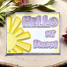 The Stamps of Life Hello My Friend Word Die Set
