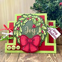 The Stamps of Life HollyWreath2Stamp Dies