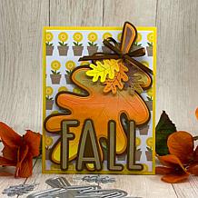 The Stamps of Life Leaf A2 Shaped Card Fold-it Die Set