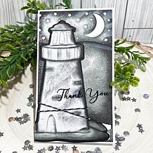 The Stamps of Life Lighthouse Shaped Card Fold-it Die Set