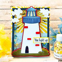 The Stamps of Life Lighthouse Shaped Card Fold-it Die Set
