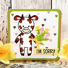 The Stamps of Life Little Peeps Cow Clear Stamp Set
