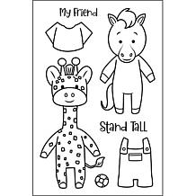 The Stamps of Life Little Peeps Giraffe & Horse