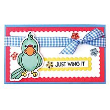 The Stamps of Life - Mini Slimline Scallop Rectangles Die Set