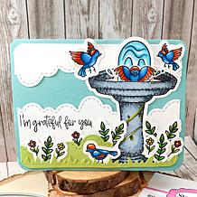 The Stamps of Life morebirdbath2stamp Dies