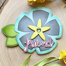 The Stamps of Life Newport Flower A2 Shaped Card Fold-it Die Set