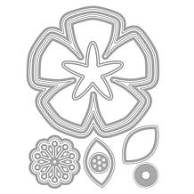 The Stamps of Life Newport Flower A2 Shaped Card Fold-it Die Set