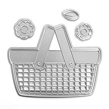 The Stamps of Life Picnic Basket Shaped Card Fold-it
