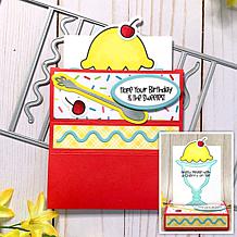 The Stamps of Life Pull-Up Fun Fold Card Die Set