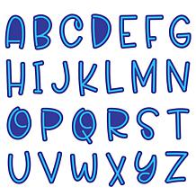 The Stamps of Life Punch Uppercase Alphabet Die Set