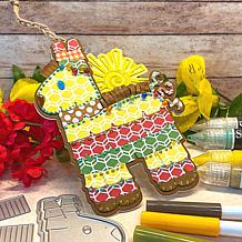 The Stamps of Life Rainbow Piñata Shaped Card Fold-it Die Set
