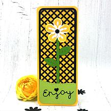 The Stamps of Life Rounded Slimline Card Die Set