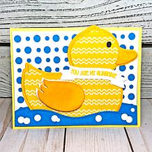 The Stamps of Life Rubber Duckie Bath Fold-It Die Set