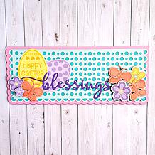 The Stamps of Life Scalloped Slimline Card Die Set