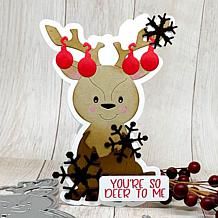 The Stamps of Life Sitting Reindeer Fold-it