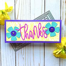 The Stamps of Life Slimline Stitched Rectangles Die Set