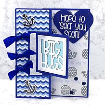 The Stamps of Life Square Flip It Sentiment Die Set