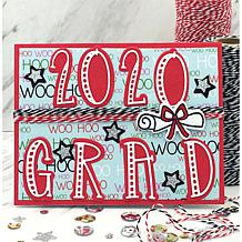 The Stamps of Life Striped Alphabet Die Set