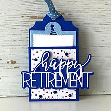 The Stamps of Life Trendy Happy Retirement Die Set