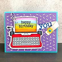 The Stamps of Life Typewriter 2 Stamp