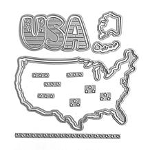 The Stamps of Life USA Shaped Card Fold-it Die Set