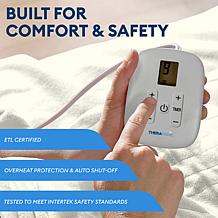 Therahaus by Therapedic Heated Blanket, Queen, Ivory
