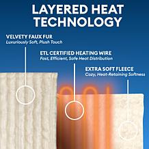 Therahaus by Therapedic Heated Mattress Pad Queen 60x80"