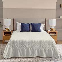 Therahaus by Therapedic King Size Heated Blanket, Ivory