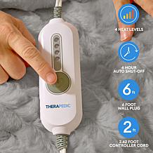 Therahaus Luxe Heated Throw Blanket 50x70 Inches