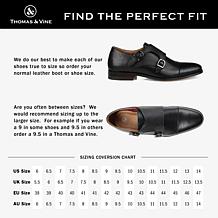 Thomas & Vine Men's Calvin Double Monk Strap Dress Shoe