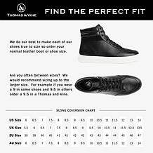 Thomas & Vine Men's Clarkson High Top Leather Sneaker