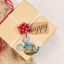 Thomas Kinkade Disney Acrylic Hanging Print-Mickey & Minnie in Hawaii