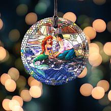 Thomas Kinkade Disney Glass Hanging Print - Little Mermaid 