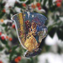 Thomas Kinkade Disney Hanging Print - Beauty and the Beast Dancing