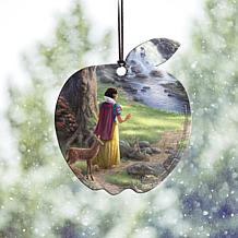 Thomas Kinkade Disney Hanging Print - Snow White Discovers Cottage