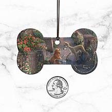 Thomas Kinkade Disney Shaped Acrylic Hanging Print - Lady & the Tramp