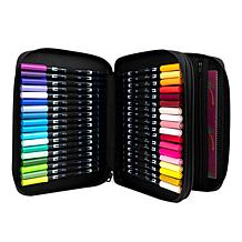 Tombow Dual Brush 54-pc Pen Set and Zipper Marker Case