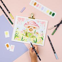 Tombow Dual Brush Pen Art Markers - Fairies Palette 10-Pack