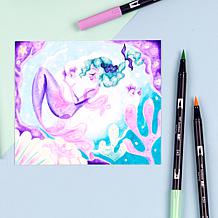 Tombow Dual Brush Pen Art Markers - Mermaids Palette 10-Pack