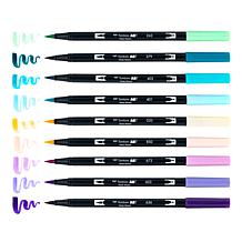 Tombow Dual Brush Pen Art Markers - Mermaids Palette 10-Pack