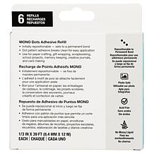 Tombow MONO Adhesive Dots Refill Tape 6-Pack 