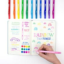 Tombow TwinTone Dual Tip Markers 12-pack