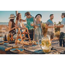 Toscana by Picnic Time Serving Ladder (Acacia Wood)
